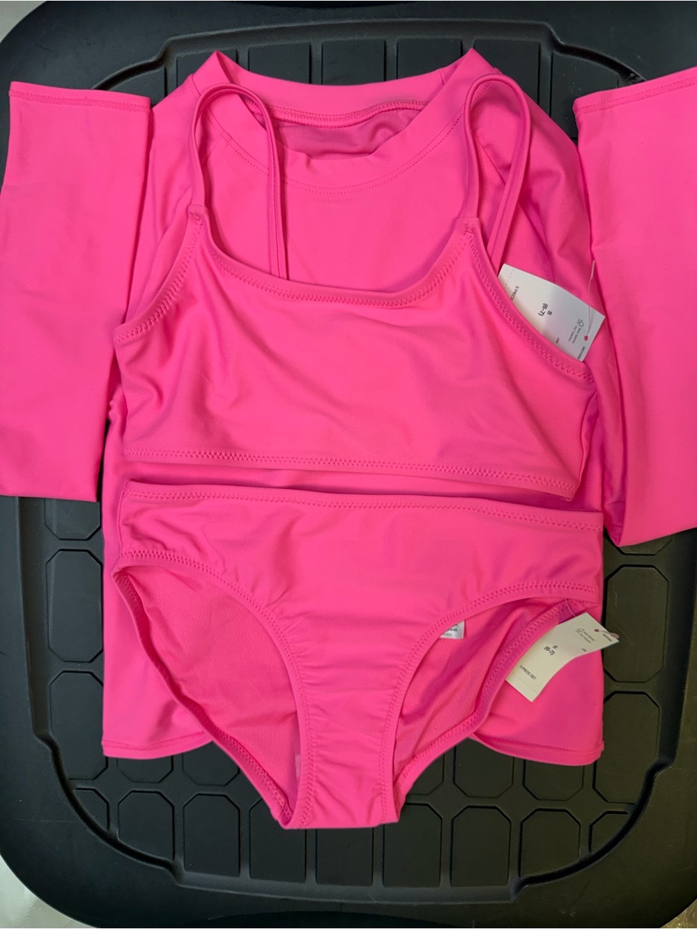 Gap Kids Pink  Swimsuit with Rash Guard